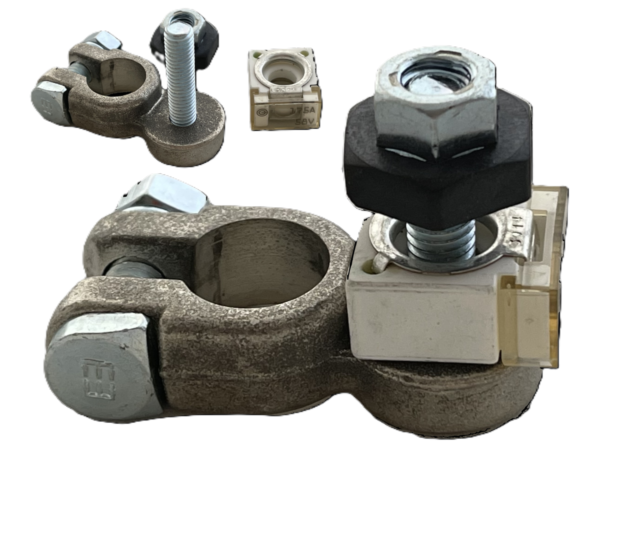 Battery clamp for Cube fuse